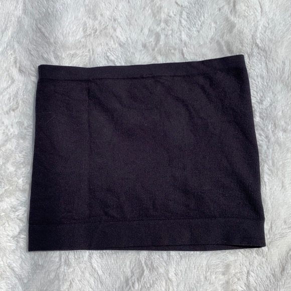 Black Ribbed Urban Outfitters Tube Top - Picture 4 of 5